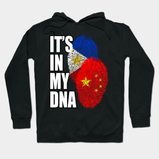 Filipino And Chinese Mix Heritage DNA Flag Hoodie